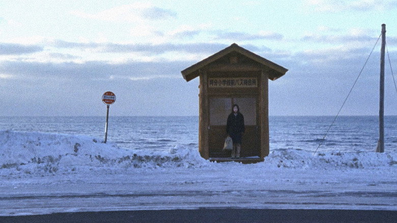 Man Walking on Snow backdrop 1