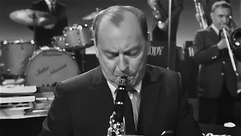 Woody Herman's Swinging Herd live in England backdrop 1