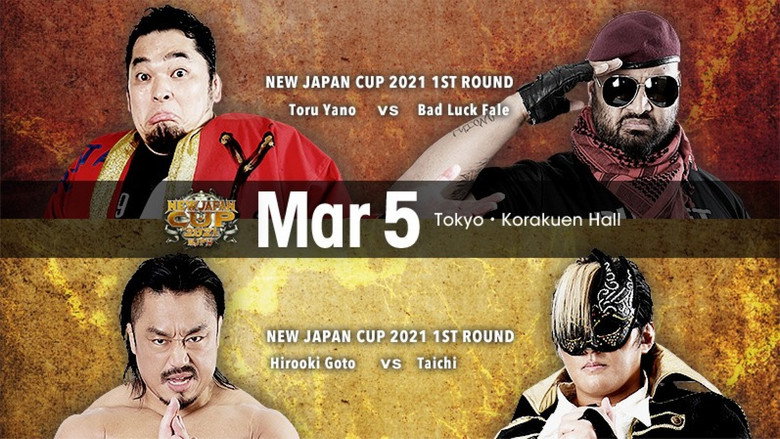 NJPW New Japan Cup 2021 - Day 1 backdrop 6