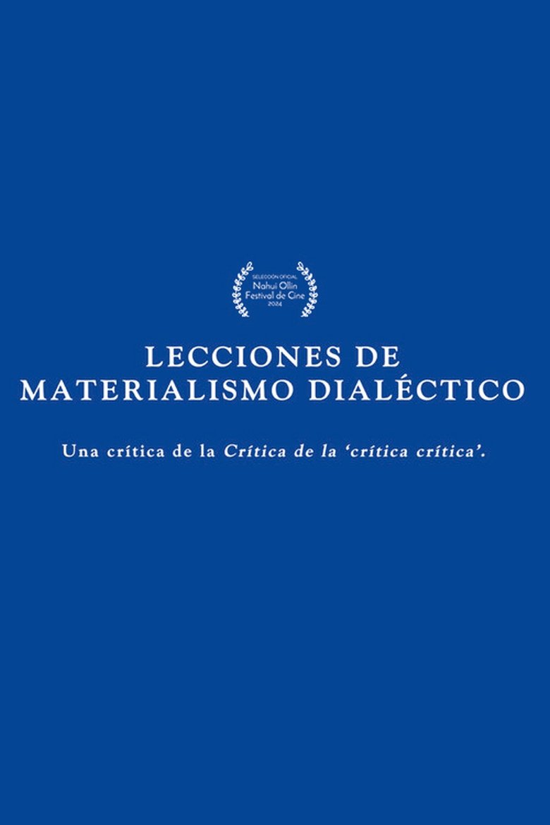 Lessons in dialectical materialism