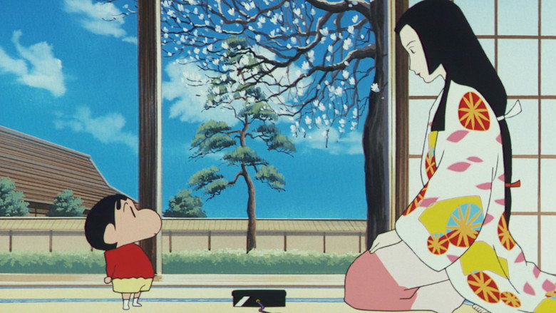 Crayon Shin-chan: Fierceness That Invites Storm! The Battle of the Warring States backdrop 4