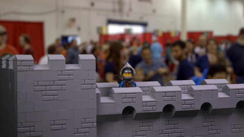 A LEGO Brickumentary backdrop 6