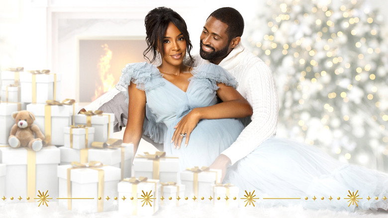 Merry Liddle Christmas Baby backdrop 3