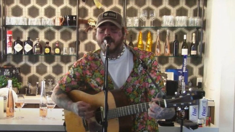 Post Malone Nirvana Tribute Livestream backdrop 5