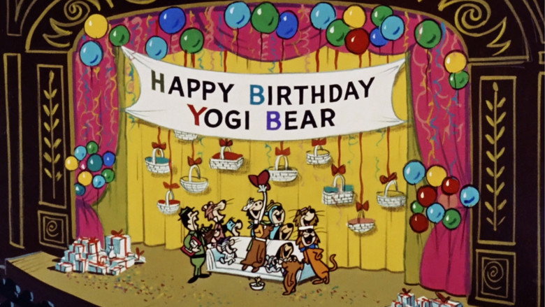 Yogi's Birthday Party backdrop 1