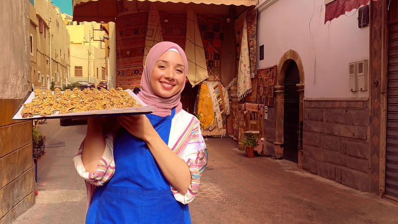 Camilla Hamid's baking journey: Morocco backdrop 3