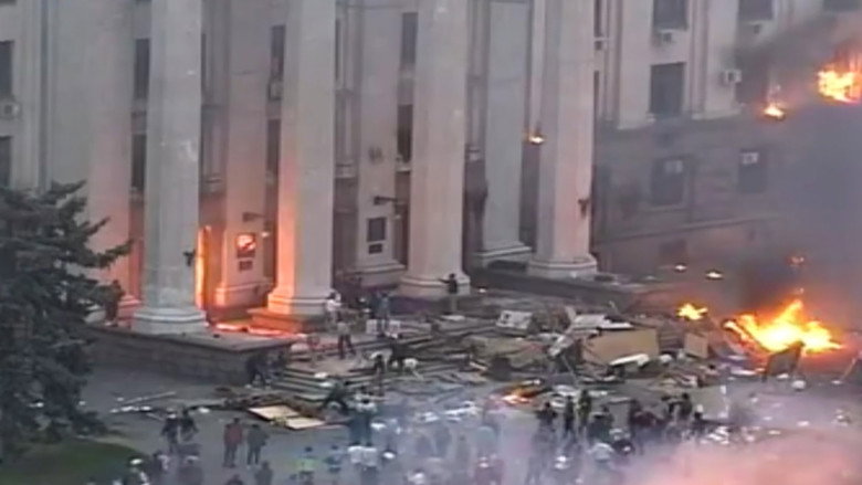 Ukraine on Fire backdrop 2