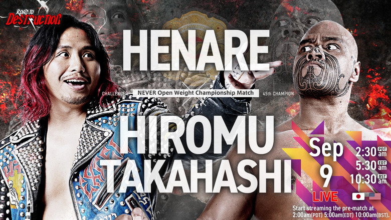 NJPW Road to Destruction 2024: Day 3 backdrop 2