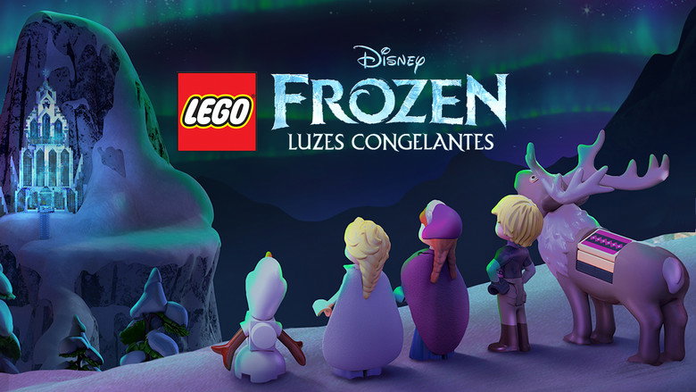 LEGO Frozen Northern Lights backdrop 7