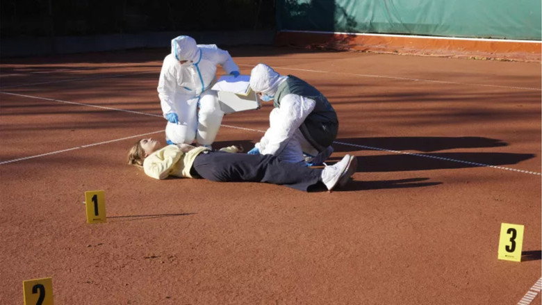 Mort sur terre battue backdrop 6