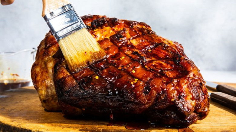 Glazed Pork and Potatoes