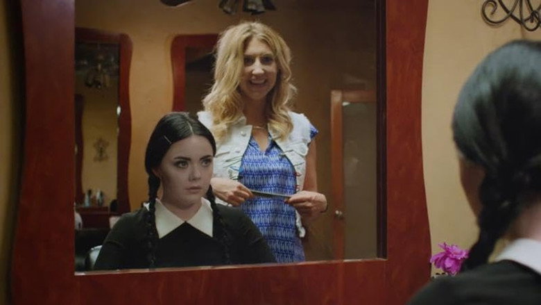 Adult Wednesday Addams backdrop 2