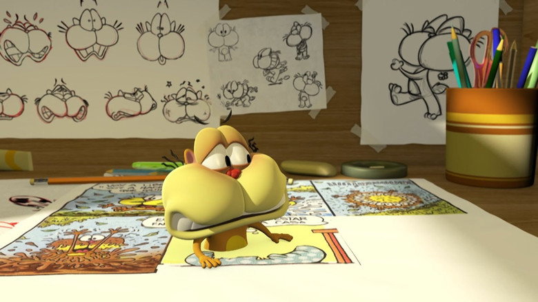 Gaturro en 3D backdrop 3