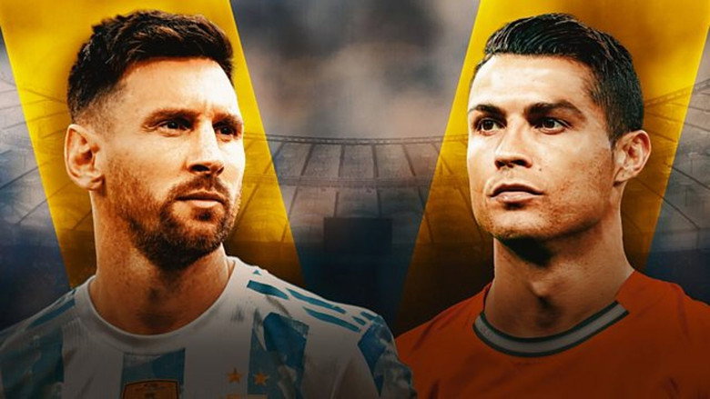 Rivals: Messi v Ronaldo backdrop 1