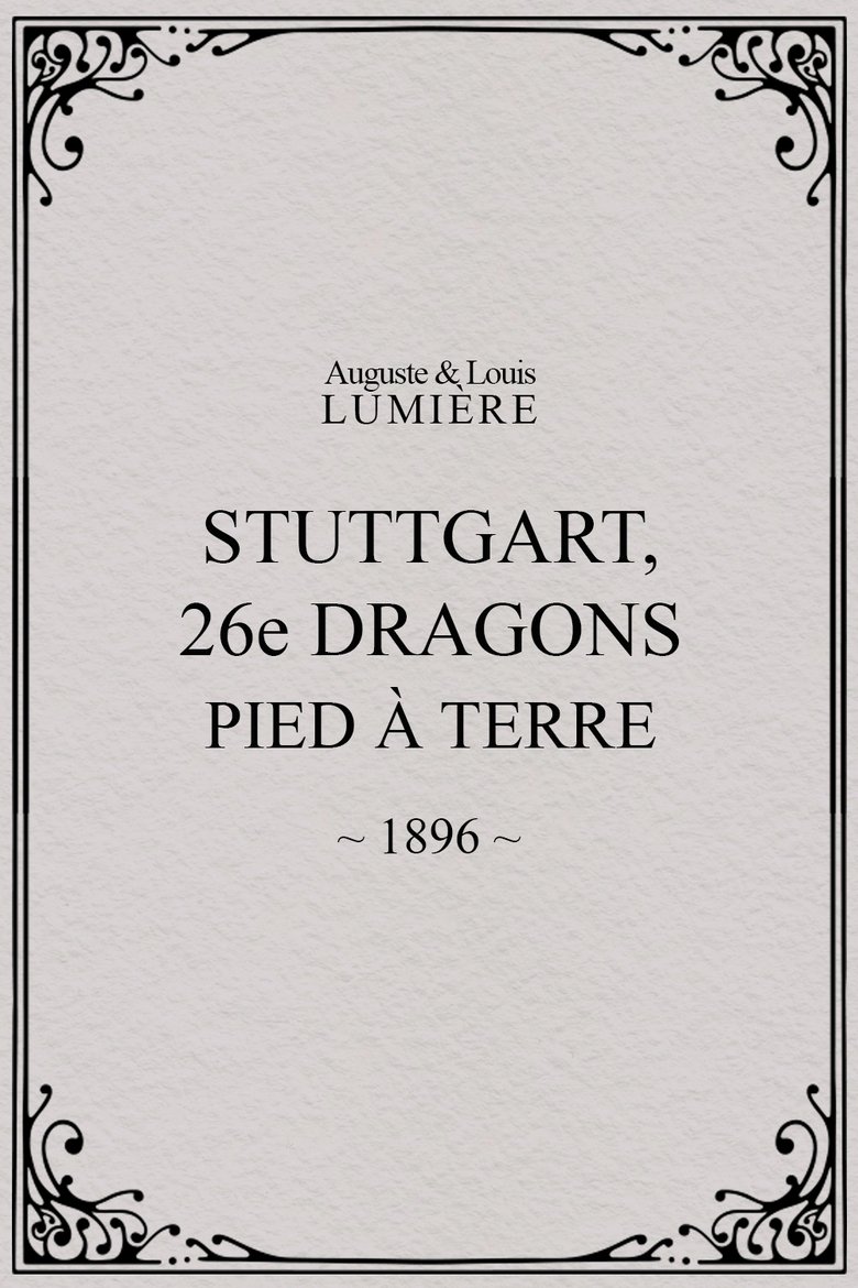 Stuttgart : 26ème dragons. Pied à terre