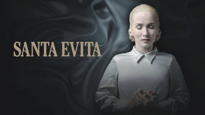 Santa Evita backdrop 6