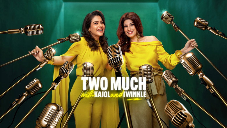 Two Much with Kajol and Twinkle backdrop 2