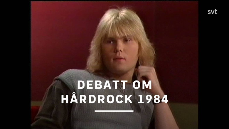 Debatt om hårdrock 1984 backdrop 1