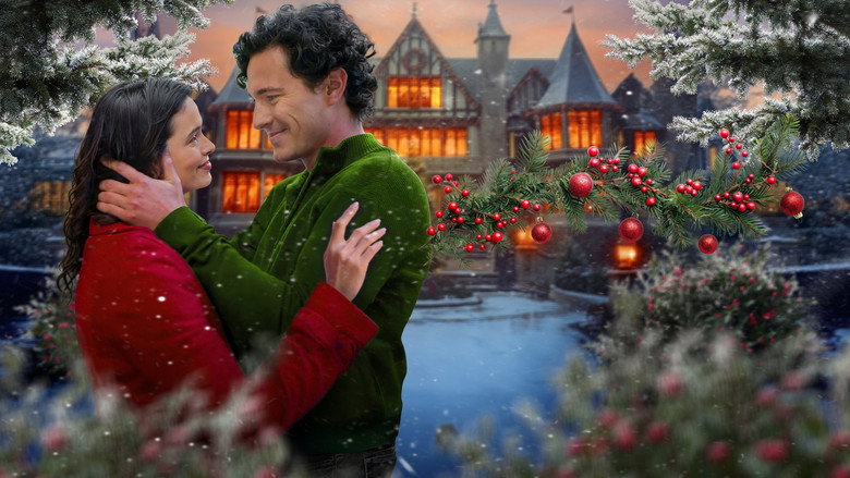 Christmas at Mistletoe Manor backdrop 4