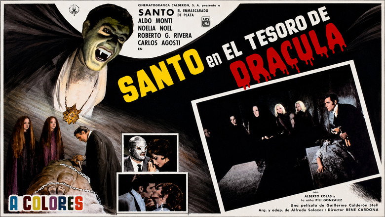 Santo in the Treasure of Dracula backdrop 6