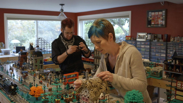 A LEGO Brickumentary backdrop 5