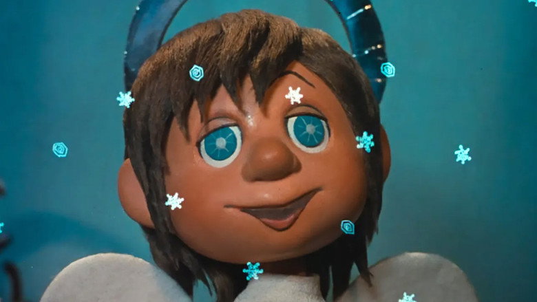The First Christmas: The Story of the First Christmas Snow backdrop 3