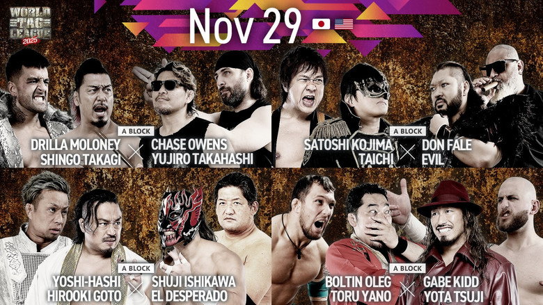 NJPW World Tag League 2025 - Day 7 backdrop 5
