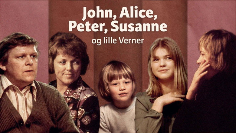 John, Alice, Peter, Susanne og lille Verner backdrop 1