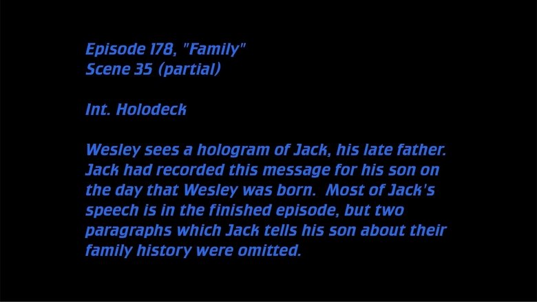 Deleted Scenes: S04E02 - Family