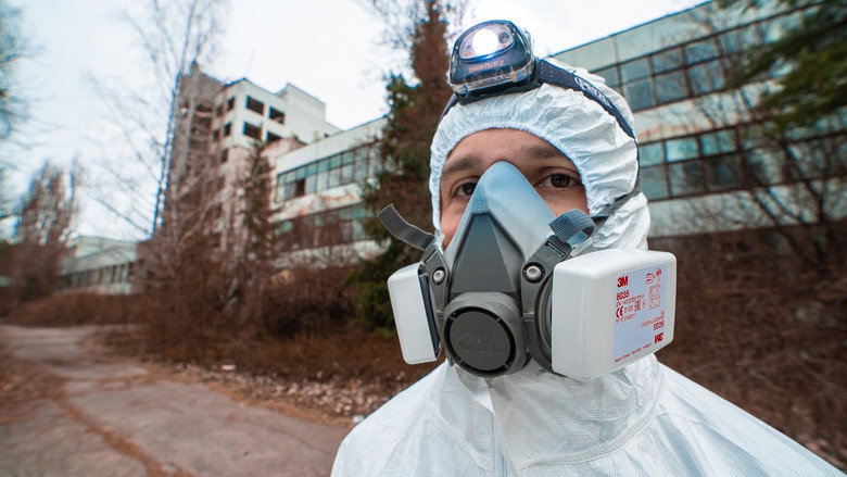 Dans les parties les plus radioactives de Tchernobyl backdrop 1