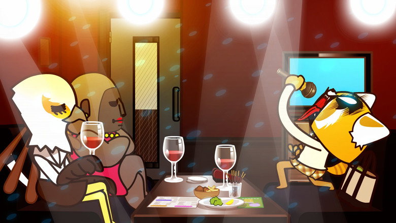 Aggretsuko backdrop 2