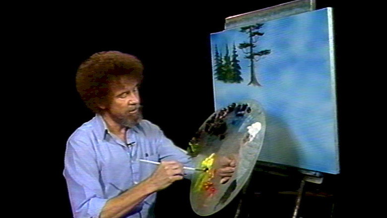 The Joy of Painting with Bob Ross Instructional backdrop 1