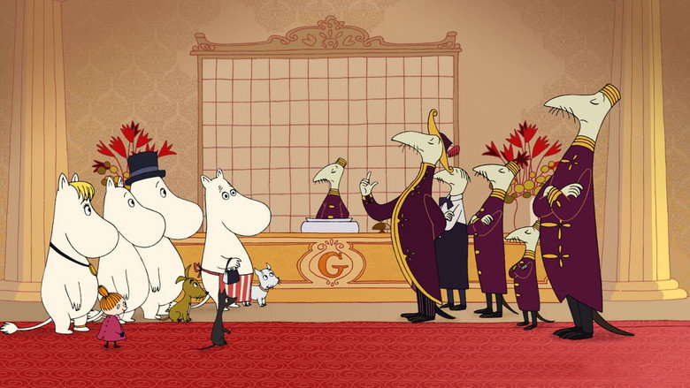 Moomins on the Riviera backdrop 2