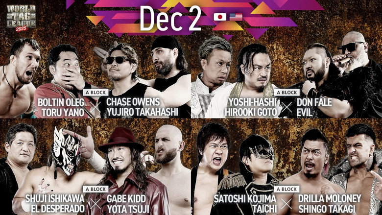 NJPW World Tag League 2025 - Day 9 backdrop 7