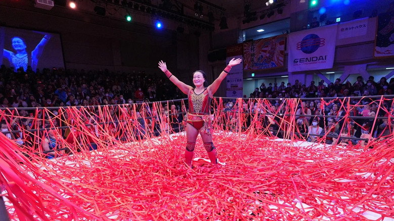 Sendai Girls' Pro-Wrestling backdrop 4