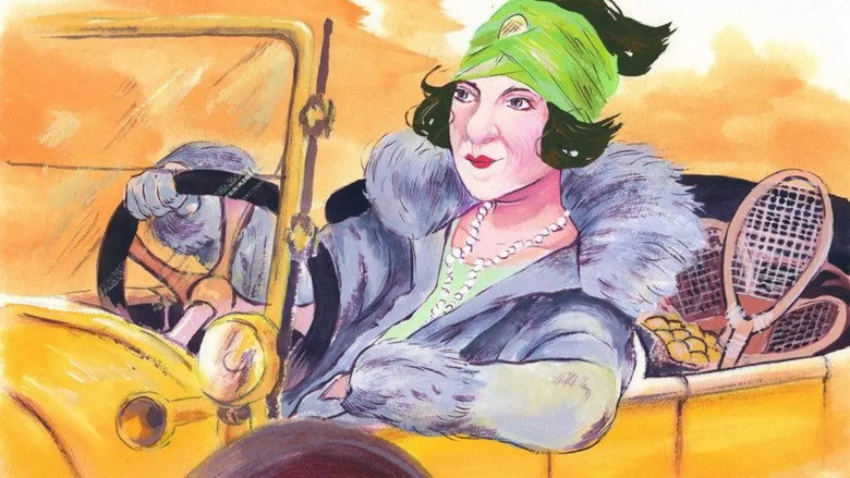 Suzanne Lenglen, the court of liberty backdrop 4