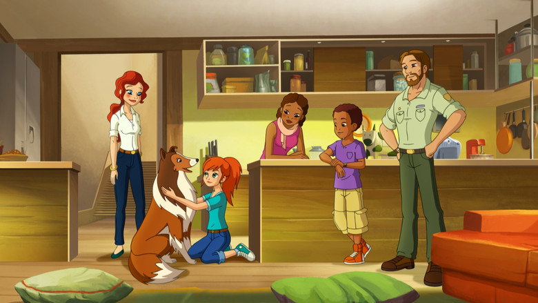 The New Adventures of Lassie backdrop 2