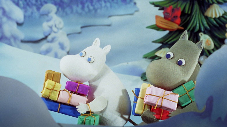 Moomins and the Winter Wonderland backdrop 9