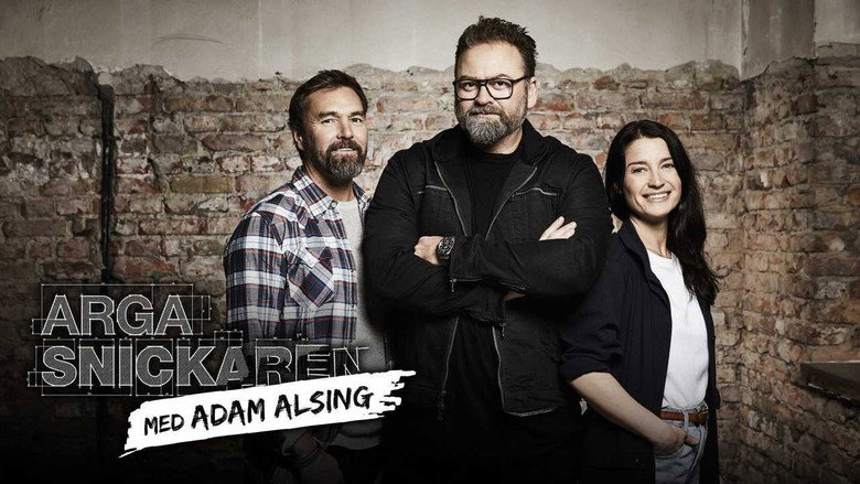 Arga Snickaren Med Adam Alsing backdrop 2