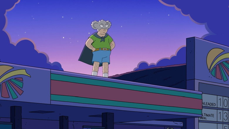 Koala Man backdrop 2