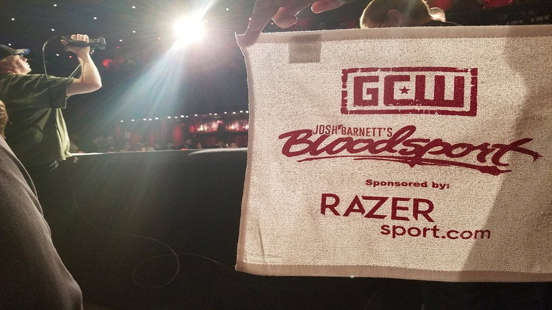 GCW: Josh Barnett’s Bloodsport backdrop 1