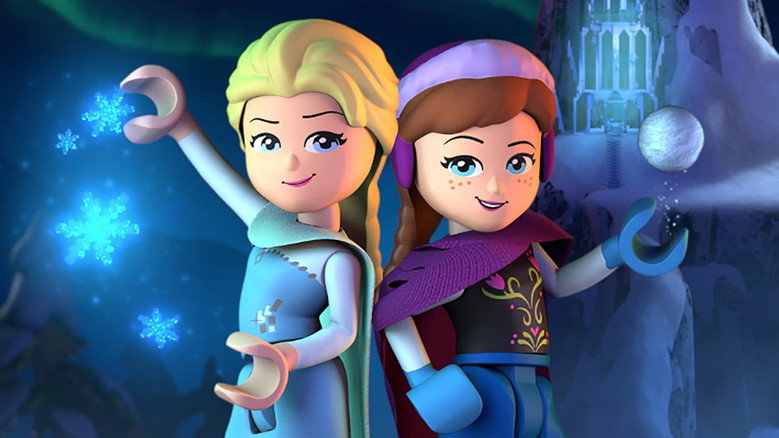 LEGO Frozen Northern Lights backdrop 4