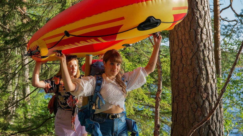 Two Girls and a Boat backdrop 2