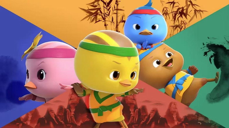 Cute Little Chicken Squad backdrop 5