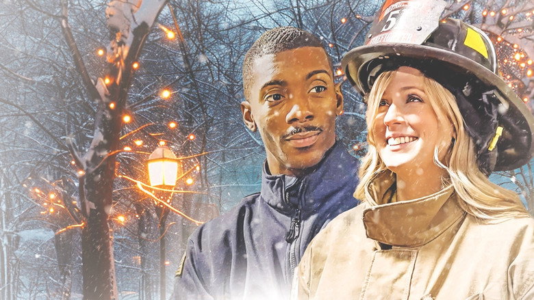A Fireman for Christmas backdrop 1