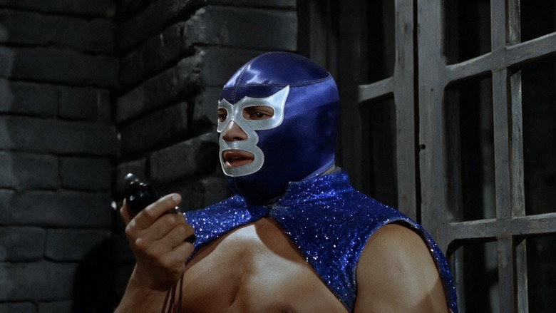 Blue Demon vs. the Diabolical Women backdrop 2