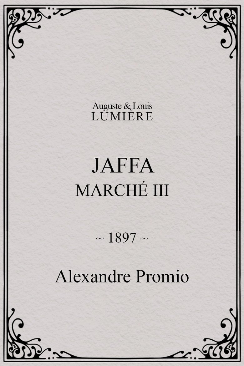 Jaffa : Marché, III