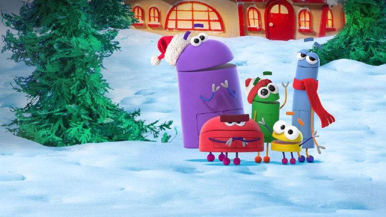 A StoryBots Christmas backdrop 2