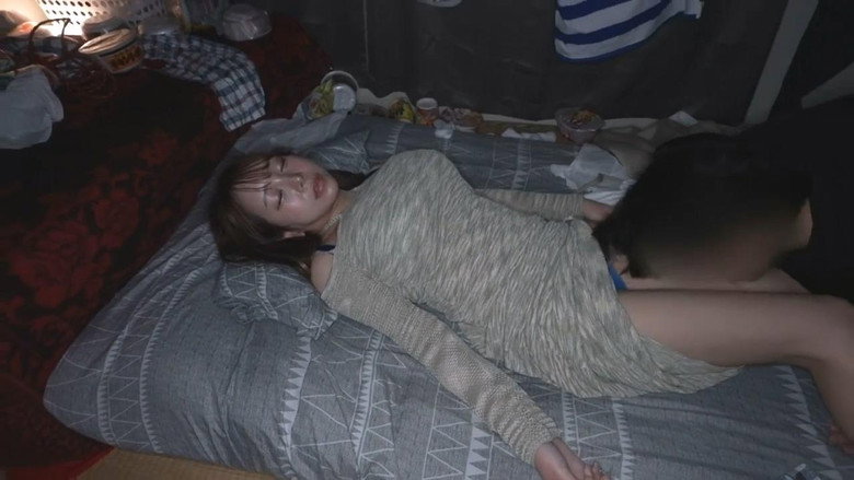 GEBB-025 [Estimated J-cup busty woman edition] Unprotected woman sleeping play voyeur backdrop 1