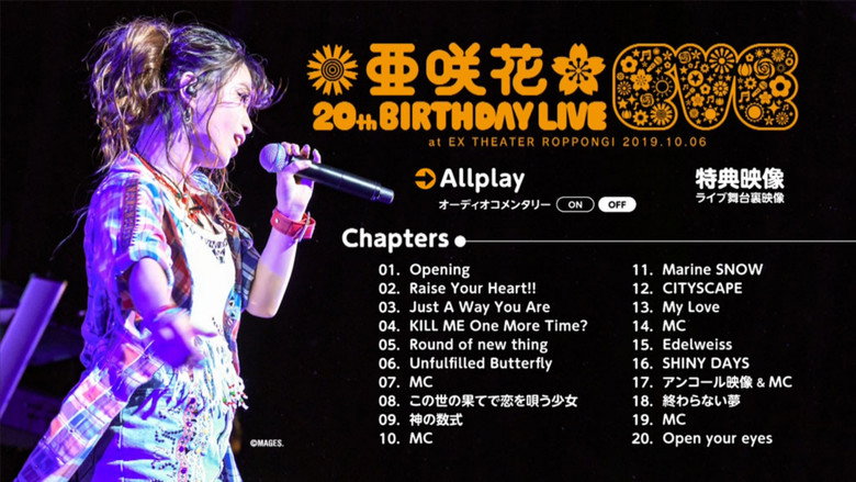 Asaka 20th Birthday Live ～EVE～ backdrop 2